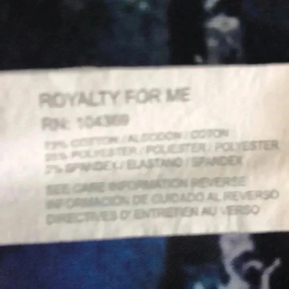 Royalty for me plus size jean shorts size 20W light blue - Picture 5 of 8